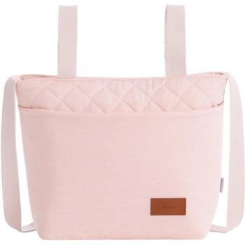 Bolso organizador XL para silla de paseo Cambrass Viella, color rosa, dimensiones 15x38x28 cm