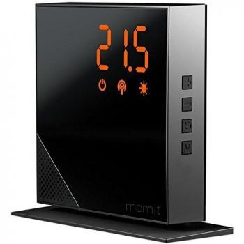 Momit MHTPV1 Termostato Inteligente, Negro