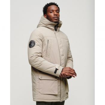 Superdry City Padded Parka - Dark Grey Casual Jacket for Men (Size L)