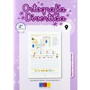 Ortografía divertida 9 / Editorial GEU / 3º Primaria / Mejora la ortografía / Recomendado como apoyo / Con actividades sencillas de repaso