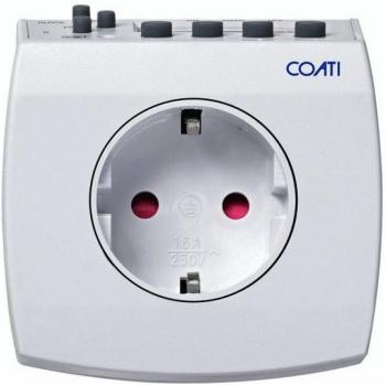 PROGRAMADOR DIGITAL COMPACTO COATI Mini Enchufe con Temporizador Digital - Blanco, Temporizador Semanal con 7 Programas ON/OFF
