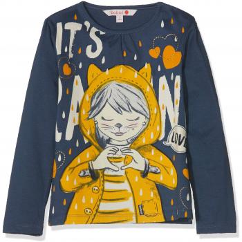 boboli Knit T-Shirt For Baby Girl, Camiseta para Bebés, Azul
