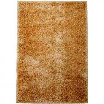 vidaXL Alfombra Shaggy Peluda 80x150cm Beige Decoración Interior Casa y Hogar