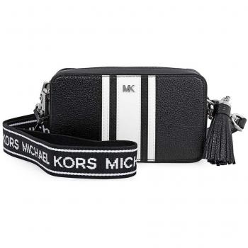 Michael kors bolsa para camara con logotipo mujer negro blkopticwht large