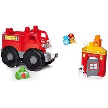 Mega Bloks Camión de bomberos, juguete de construcción para bebé +1 año