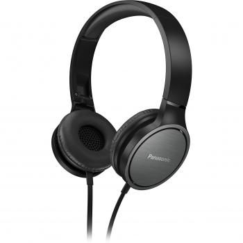 Panasonic RP-HF500ME Auriculares circumaural alámbrico, 9-26000 Hz, 25 Ohm, Color Negro