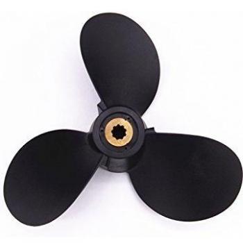 Barco de Motor Plastico 3 Cuchillas Hélice 7 1/2x8-BA para Yamaha 4HP 5HP 4A 5C F4A Motor Fuera de Borda 6E0-45941-01-00 7 1/2 x 8 -BA