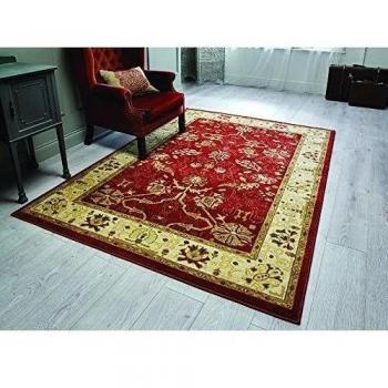 Zeigler Arak - Alfombra / Tapete estilo persa para salón y comedor - Clásico y tradicional - oxido/crema 160 x 230cm