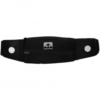 NATHAN Running Belt Waist Pack 5K with Reflective Detail, Zippers and Adjustable Pouch Strap - Runners Fanny Pack - Bounce Free Pouch, Ultra-Lightweight Neoprene - Fits All Phones