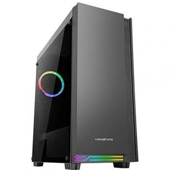 ABKONCORE Cronos 710S Midi Tower Gaming Caja, RGB Beleuchtung, Glasfenster