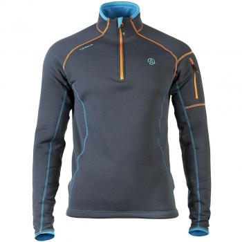 Men Ternua Kashmir 1/2 Zip camiseta/1205693-2109 de manga larga para hombre de manga larga, color - negro, tamaño XXL