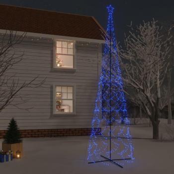 Cono de árbol de Navidad azul 3000 LED 230x800 cm
