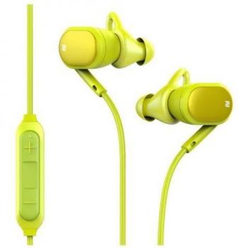 Auriculares Bluetooth Deportivos Amarillos con Micrófono - Rock