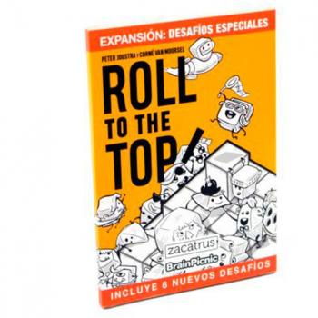 ZACATRUS ROLL TO THE TOP EXPANSION DESAFIOS ESPECIALES - Expansión de juego de mesa, incluye nuevos desafíos y mecánicas especiales para el juego Roll to the Top, diseñado para aumentar la rejug