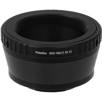 Fotodiox 11LA-M42-NiK-1-v1 - Adaptador de Montura de Objetivo de M42 a Nikon Serie 1