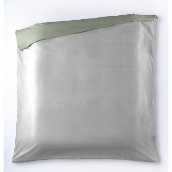 ESTELIA - Funda nórdica Liso Bicolor 200 Hilos algodón Peinado, Color Blanco-Hueso - Cama de 90 cm. - 100% Algodón - 200 Hilos