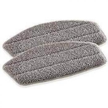 Leifheit Mopa de Recambio para Limpiador a Vapor CleanTenso, Microfibras, Blanco, 45.2x19.2x8.2 cm, 2 Unidades