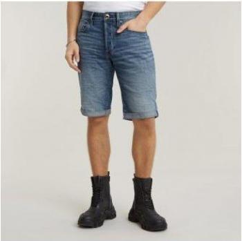 G-Star RAW Men's 3301 Casual Denim Shorts, Blue (Medium Aged), Cotton, Size 27