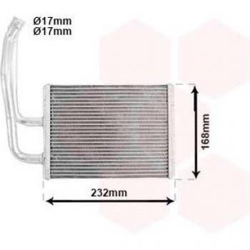 Radiador de calefacción VAN WEZEL 27006299, tipo: radiador, características: diseño específico para vehículos, fácil instalación, alta eficiencia térmica, fabricado con materiales duraderos