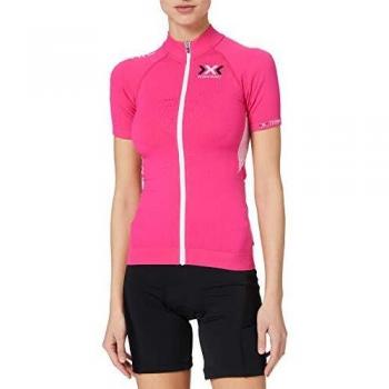X-Bionic The Trick EVO Maillot, Mujer, Rosa/Blanco, XS