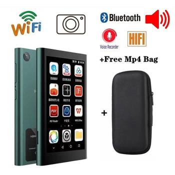 Bluetooth Wifi Android 256GB Full Touch Screen MP4 Camera Music Recorder Video Player with TF Card and Free App