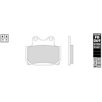 GALFER - FD069 G1054 SEMI METAL BRAKE PADS