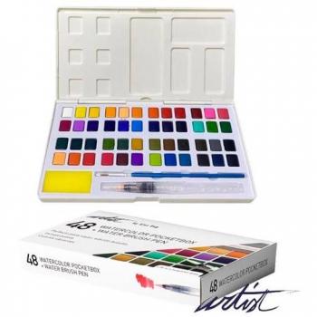 Set de Acuarelas Alex Bog Pocketbox Artist 48 Piezas Multicolor