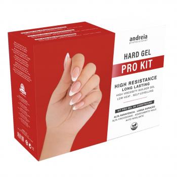 Kit Profesional Andreia para Construcción de Uñas en Gel - Set Manicura Dura con Gel Endurecedor y Herramientas Esenciales