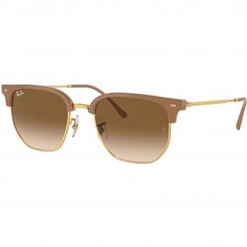 Ray-Ban RB4416F New Clubmaster Asian Fit 672151 Anteojos de Sol para Hombre Marrones 55 Lentes
