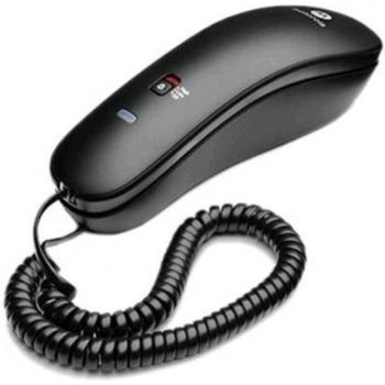 Teléfono Fijo Motorola CT50 Negro con Cable y Memoria Rápida