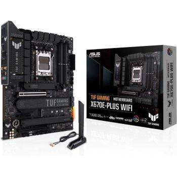 ASUS TUF GAMING X670E-PLUS, AMD X670E, AM5, ATX, 128GB DDR5, 4DIMM, DP, HDMI
