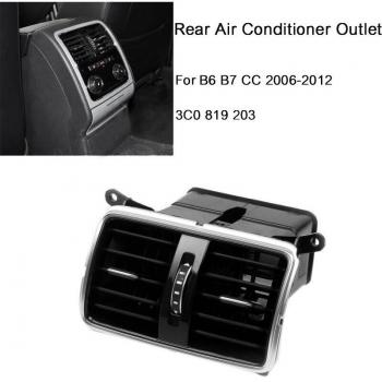 Coche Cromo para Salida de Aire Acondicionado Trasero - Compatible con Passat B6 B7 CC 2006 (Número de Parte: 3C0 819 203, 3C0819203B,