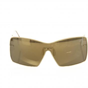 Frankie Morello Gold Metallic Fibre Sunglasses