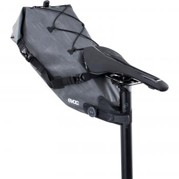 Evoc Bolsa de Sillín Boa WP 8L, color gris carbón, capacidad de 8 litros, resistente al agua