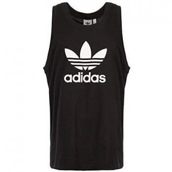 adidas Trefoil Tank Camiseta sin Mangas, Hombre, Negro