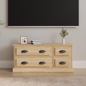 Mueble para TV Roble Sonoma 100x35,5x45 cm Madera multicapa Vidaxl Marrón
