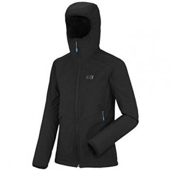 Millet shuksanhl – Abrigo con capucha para mujer, color negro / negro, tamaño L