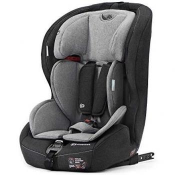 Kinderkraft Silla de Coche Isofix SAFETY FIX, Grupo 1/2/3, 9-36 kg, Gris