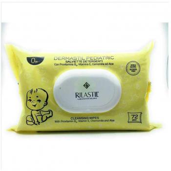 Toallitas Húmedas Limpiadoras Rilastil Dermastil Pediatric 72 Piezas