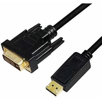 Cable Adaptador DisplayPort a DVI 1 m 1080p Negro