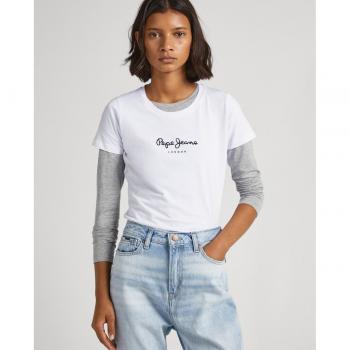 Camiseta Pepe Jeans New Virginia Ss N blanco