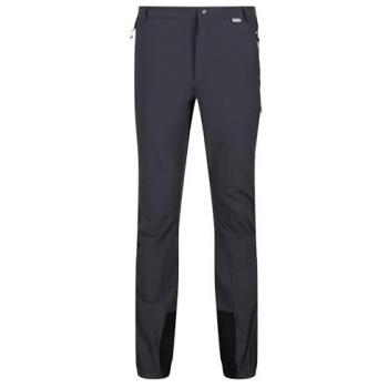 Regatta Men's Water-Repellent Mountain III Hiking Trousers - Seal Grey Black, Size 34 S
