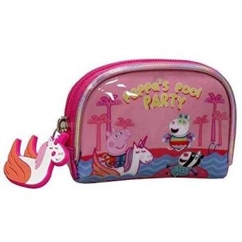Peppa Pig, Neceser Portatodo, Cierre de Cremallera, Accesorio, Color Rosa