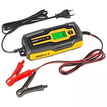 Cargador de Batería Powerplus 70W/4A para baterías de 12V y 120Ah