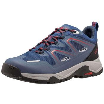 Helly Hansen Bota Hombre Cascade Low-Cut Marino Impermeable Confortable, Zapatos de senderismo Hombre, Deep Fjord 606, 41 EU