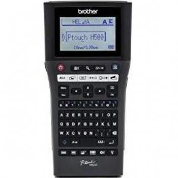 Brother PT-H500 - Etiqueta Profesional portátil y conectable, hasta 24 mm, Pantalla LCD retroiluminada, Incluye 1 Cinta Tze de 24 mm