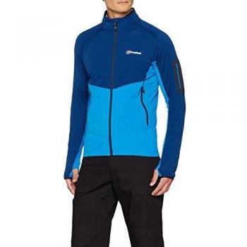Berghaus Pravitale Mountain Light Chaqueta de Forro Polar, Hombre, Adriatic/Deep Water, XX-Large