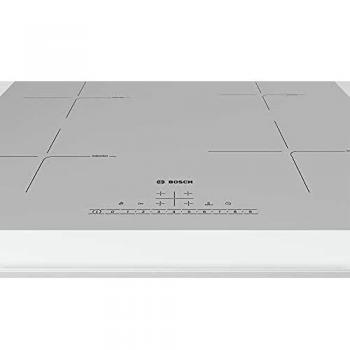 Placa de inducción Bosch PUE612FF1J 4 zonas 60 cm color blanco con display y temporizador