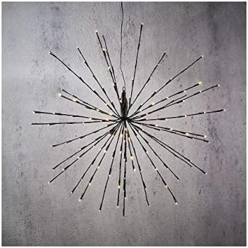 LUCA - Guirnalda decorativa estilo fuegos artificiales blanco frío ø70cm