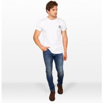 Vaquero de hombre tapered en color azul Skull Rider